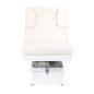 Elektrische verwarmde behandelbank Azzurro 815B wit voor beautysalon, praktijk en studio met comfortabel gebruik