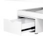 Elektrische verwarmde behandelbank Azzurro 815B wit voor beautysalon, praktijk en studio met comfortabel gebruik