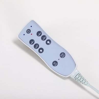 Elektrische verwarmde behandelbank Azzurro 815B wit voor beautysalon, praktijk en studio met comfortabel gebruik
