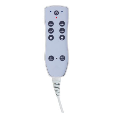 Elektrische verwarmde behandelbank Azzurro 815B wit voor beautysalon, praktijk en studio met comfortabel gebruik