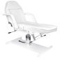 Hydraulische behandelstoel Basic 210 wit voor beautysalon, kapsalon en professionele behandelstudio met ligpositie