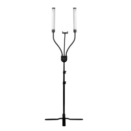 LED-lamp voor wimpers en make-up Polluks IV MSP-MJ-02 zwart met afstandsbediening voor nauwkeurige salonbehandelingen