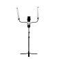 LED-lamp voor wimpers en make-up Polluks IV MSP-MJ-02 zwart met afstandsbediening voor nauwkeurige salonbehandelingen