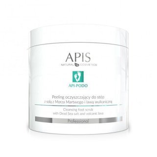 Reinigende voetpeeling Apis Api-Podo 700 g voor professionele voetverzorging en comfortabele voorbereiding van de behandeling