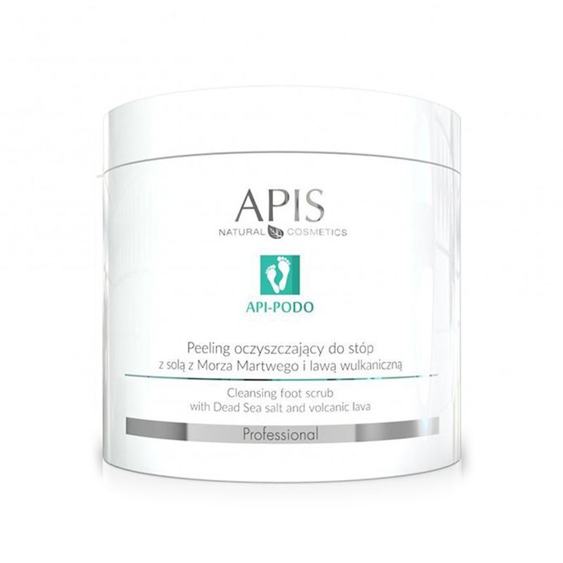 Reinigende voetpeeling Apis Api-Podo 700 g voor professionele voetverzorging en comfortabele voorbereiding van de behandeling