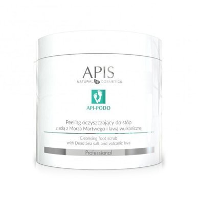 Reinigende voetpeeling Apis Api-Podo 700 g voor professionele voetverzorging en comfortabele voorbereiding van de behandeling