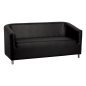 Wartezimmer-Sofa schwarz Gabbiano M021