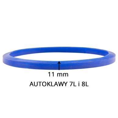 Siliconen afdichting voor Woson-autoclaaf 8 liter, grijs, 11 mm voor onderhoud en betrouwbare werking van apparatuur