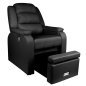 SPA-pedicurestoel Hilton zwart voor professioneel saloncomfort en een verzorgde, functionele pedicurewerkplek in de salon SPA-pedicurestoel Hilton zwart voor professioneel saloncomfort en een verzorgde, functionele pedicurewerkplek in de salon