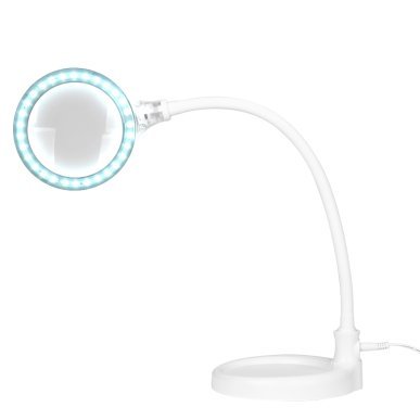 LED-loeplamp met standaard en bureauclip Elegante 2014-2R 30 LED SMD 5D voor nauwkeurig salonwerk bij beautybehandelingen