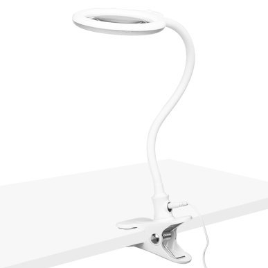 LED-loeplamp met standaard en bureauclip Elegante 2014-2R 30 LED SMD 5D voor nauwkeurig salonwerk bij beautybehandelingen