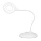 LED-ringlamp voor bureau Snake, wit, voor professionele wimperstyling, make-up, manicure en cosmetische behandelingen