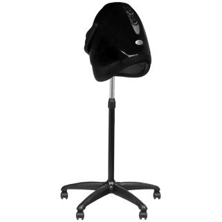 Staande droogkap Gabbiano LX-201S met één snelheid, zwart voor professioneel salongebruik in kapsalon en barbershop