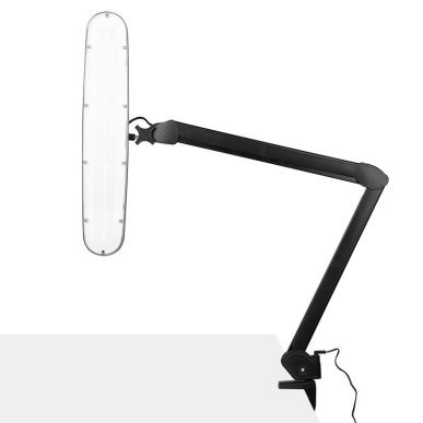 LED-werklamp met klem Elegante 801-TL zwart met regelbare lichtintensiteit en lichtkleur voor salonwerk en behandelingen