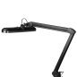 LED-werklamp met klem Elegante 801-TL zwart met regelbare lichtintensiteit en lichtkleur voor salonwerk en behandelingen