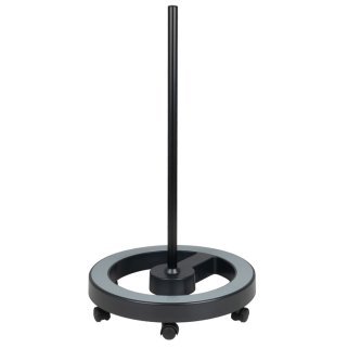Professioneel lampstatief Elegante zwart voor wimperstyling, make-up, cosmetische behandelingen en manicure in de salon