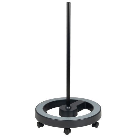 Professioneel lampstatief Elegante zwart voor wimperstyling, make-up, cosmetische behandelingen en manicure in de salon