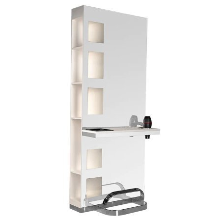 Kappersconsole parel Gabbiano B058 voor kapsalon en barbershop met professioneel werkcomfort en verzorgde saloninrichting