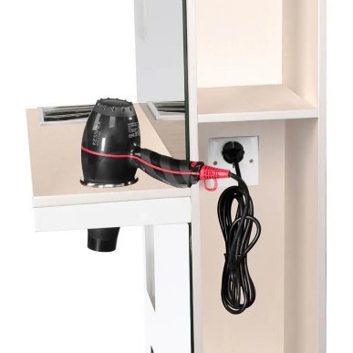 Kappersconsole parel Gabbiano B058 voor kapsalon en barbershop met professioneel werkcomfort en verzorgde saloninrichting