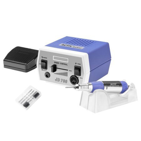 Professionele nagelfreesmachine Activ Power JD700 violet voor manicure en pedicure met comfortabele bediening in de salon