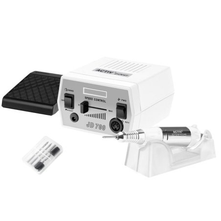 Nagelfreesmachine Activ Power JD700 wit voor manicure en pedicure in de professionele nagelstudio met comfortabele bediening