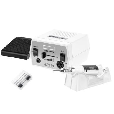 Nagelfreesmachine Activ Power JD700 wit voor manicure en pedicure in de professionele nagelstudio met comfortabele bediening