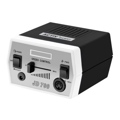 Nagelfreesmachine Activ Power JD700 zwart voor manicure en pedicure met comfortabele bediening in professioneel salonwerk