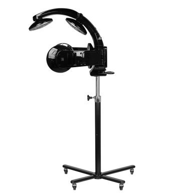 Staande infrazon Gabbiano 868-1 zwart voor professioneel salonwerk en comfortabelere klantbehandeling in kapsalon