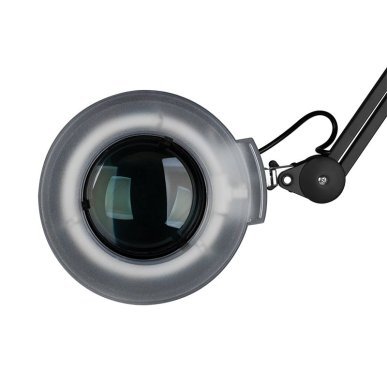 LED-loeplamp met statief S4 in zwart voor nauwkeurige verlichting bij wimperstyling en cosmetische behandelingen
