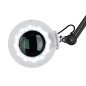 LED-loeplamp met statief S5 zwart voor nauwkeurig werken bij wimperstyling, make-up, cosmetische behandelingen en manicure