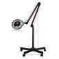 LED-loeplamp met statief S5 zwart voor nauwkeurig werken bij wimperstyling, make-up, cosmetische behandelingen en manicure