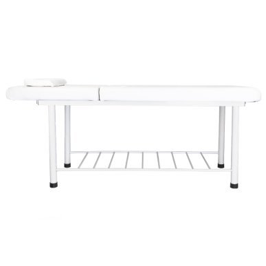 Professionele massagetafel 812 Basic in wit voor comfortabel salonwerk en een verzorgde behandelruimte voor massagebehandelingen