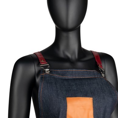 Barber schort BB-16 voor kappers en barbers, professioneel werkcomfort en een verzorgde werkplek tijdens elke service