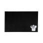 Medium barbermat van dik rubber 34 x 23,5 cm voor kapsalon en barbershop, antislip werkmat voor gereedschap en accessoires