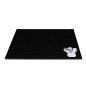 Medium barbermat van dik rubber 34 x 23,5 cm voor kapsalon en barbershop, antislip werkmat voor gereedschap en accessoires