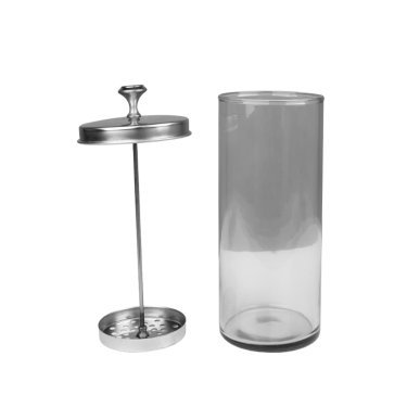 Glazen desinfectiecontainer voor instrumenten Q5B 800 ml voor professionele salonhygiëne en georganiseerde werkplekken