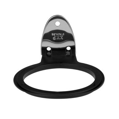 Wandgemonteerde föhnhouder Q97 zwart, praktische oplossing voor overzichtelijk gebruik in kapsalon en professionele werkruimte
