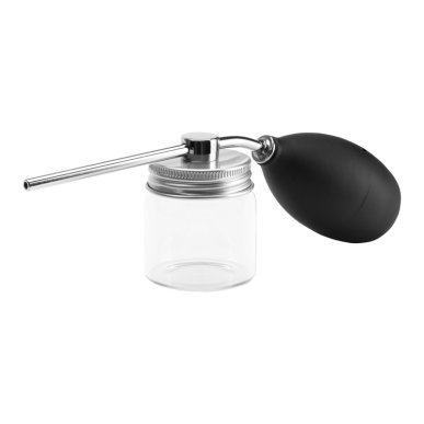 Glazen barber-poederverstuiver voor kapsalon en barbershop – professioneel accessoire voor comfortabel en verzorgd werken