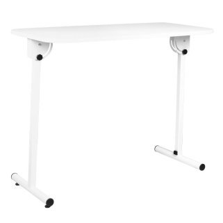 Inklapbare mobiele schoonheidstafel 100 x 50 cm voor professioneel salonwerk, flexibel inzetbaar en eenvoudig te onderhouden