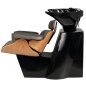 Professionele barber wasunit Gabbiano Florence grijs-zwart voor haarwassen, baardverzorging, barbershop en kapsalon