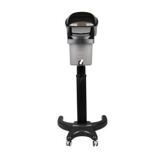 Staande haarstomer Gabbiano 408D met actieve ozon, grijs, voor professioneel gebruik in kapsalon en barbershop