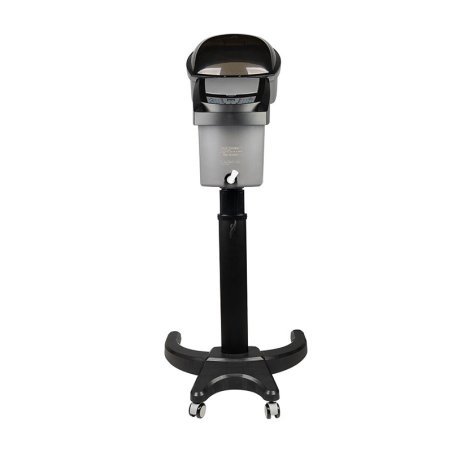 Staande haarstomer Gabbiano 408D met actieve ozon, grijs, voor professioneel gebruik in kapsalon en barbershop
