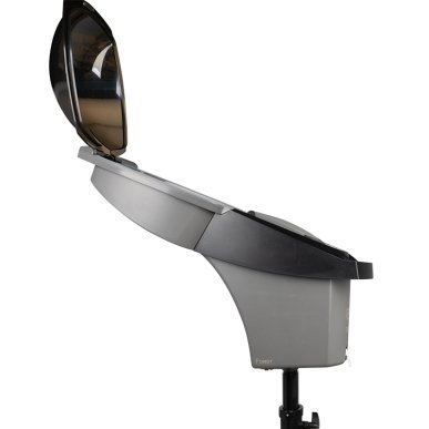Staande haarstomer Gabbiano 408D met actieve ozon, grijs, voor professioneel gebruik in kapsalon en barbershop