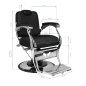 Professionele barberstoel Gabbiano Dario zwart voor kapsalon en barbershop, comfortabel werken en een verzorgde werkplek Professionele barberstoel Gabbiano Dario zwart voor kapsalon en barbershop, comfortabel werken en een verzorgde werkplek