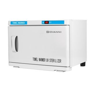 Handdoekwarmer met UV-C-sterilisator, wit, 16 liter voor professionele beautybehandelingen en hygiënisch salonwerk