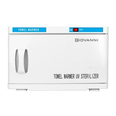 Handdoekwarmer met UV-C-sterilisator, wit, 16 liter voor professionele beautybehandelingen en hygiënisch salonwerk