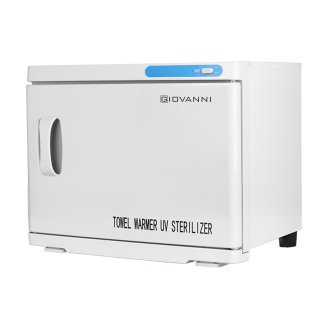 Handdoekwarmer met UV-C-sterilisator, wit, 23 l voor professionele beauty- en salonbehandelingen met warme kompressen
