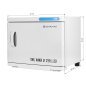 Handdoekwarmer met UV-C-sterilisator, wit, 23 l voor professionele beauty- en salonbehandelingen met warme kompressen Handdoekwarmer met UV-C-sterilisator, wit, 23 l voor professionele beauty- en salonbehandelingen met warme kompressen