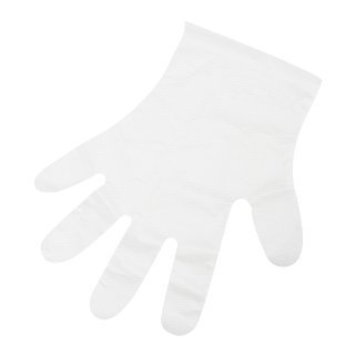 Wegwerp foliehandschoenen voor salonhygiëne, standaard, 100 stuks, 6G, 26 x 24 cm voor professioneel gebruik