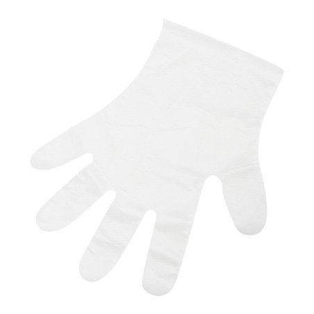 Wegwerp foliehandschoenen voor salonhygiëne, standaard, 100 stuks, 6G, 26 x 24 cm voor professioneel gebruik